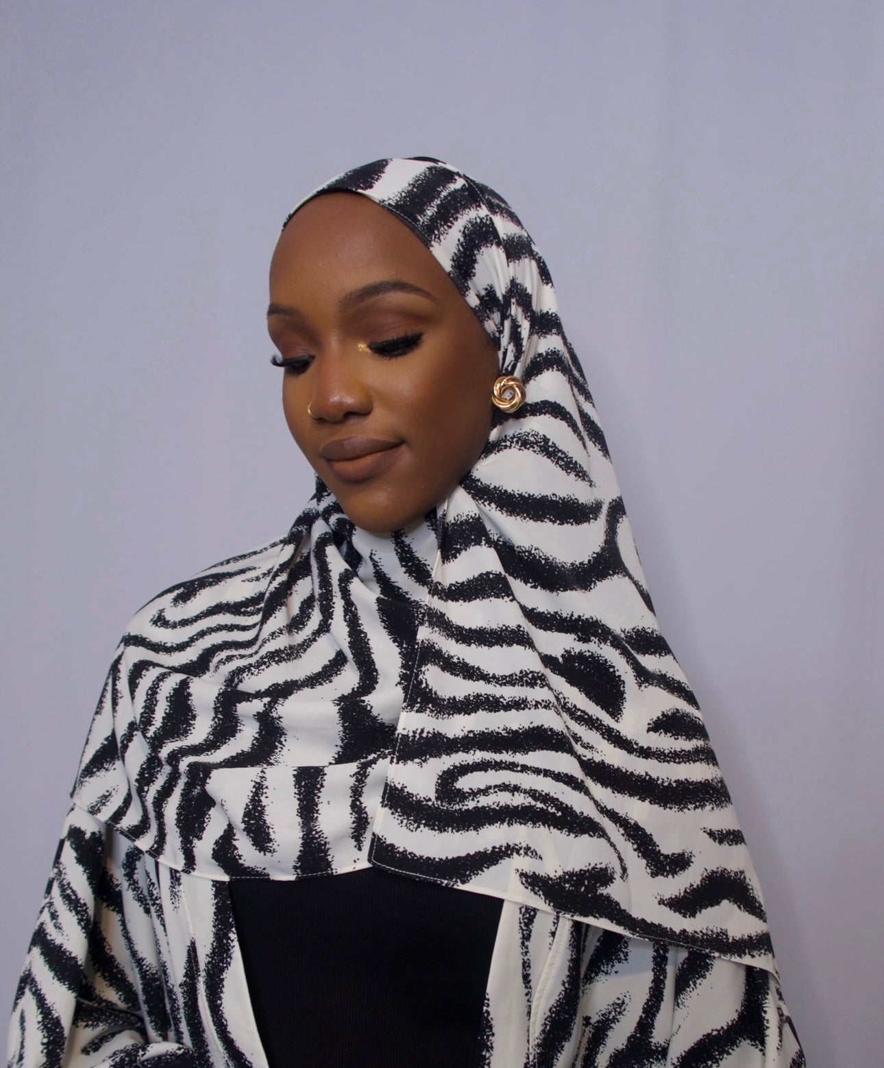 Swirl Elegance Hijab
