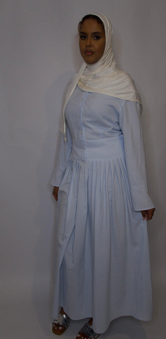 Regular Sema Pinstripe dress