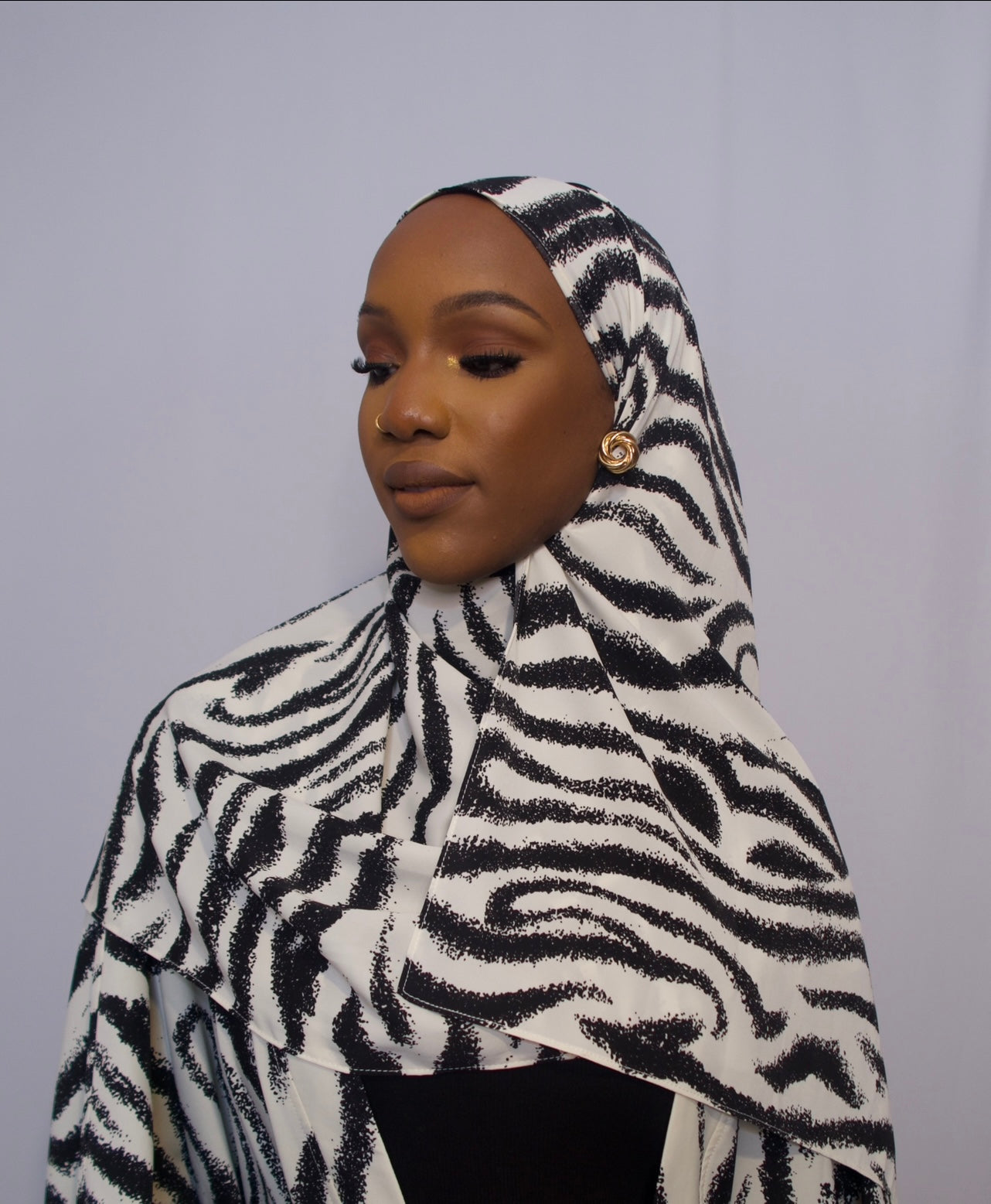Swirl Elegance Hijab