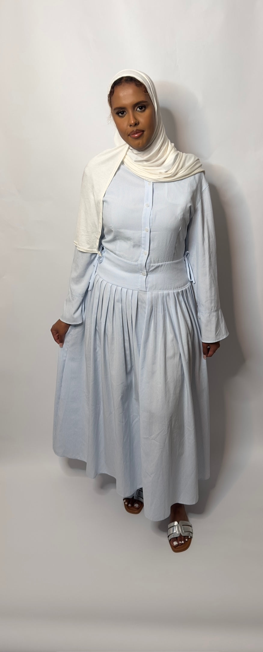 Tall Sema Pinstripe Dress