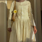 Butter Yellow Pinstripe Dress in Tall and Regular