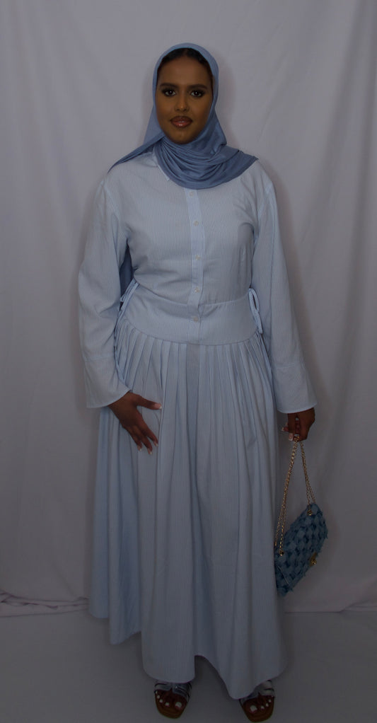 Regular Sema Pinstripe dress