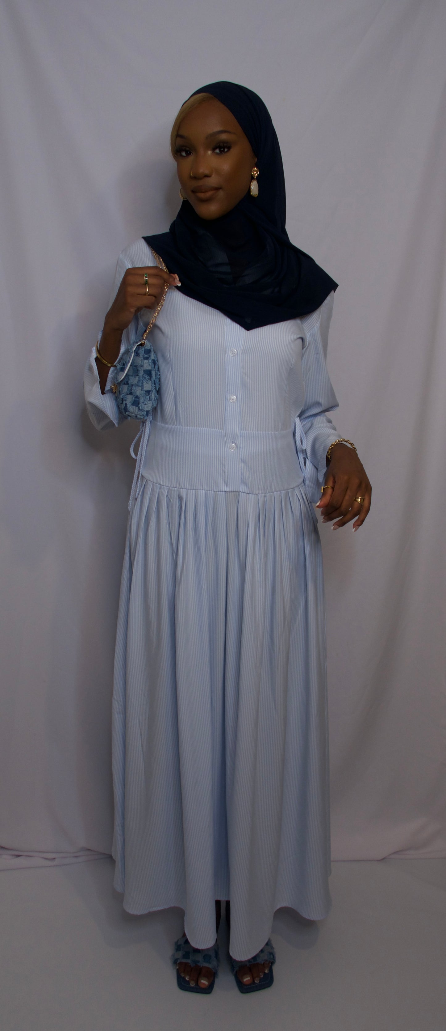 Tall Sema Pinstripe Dress