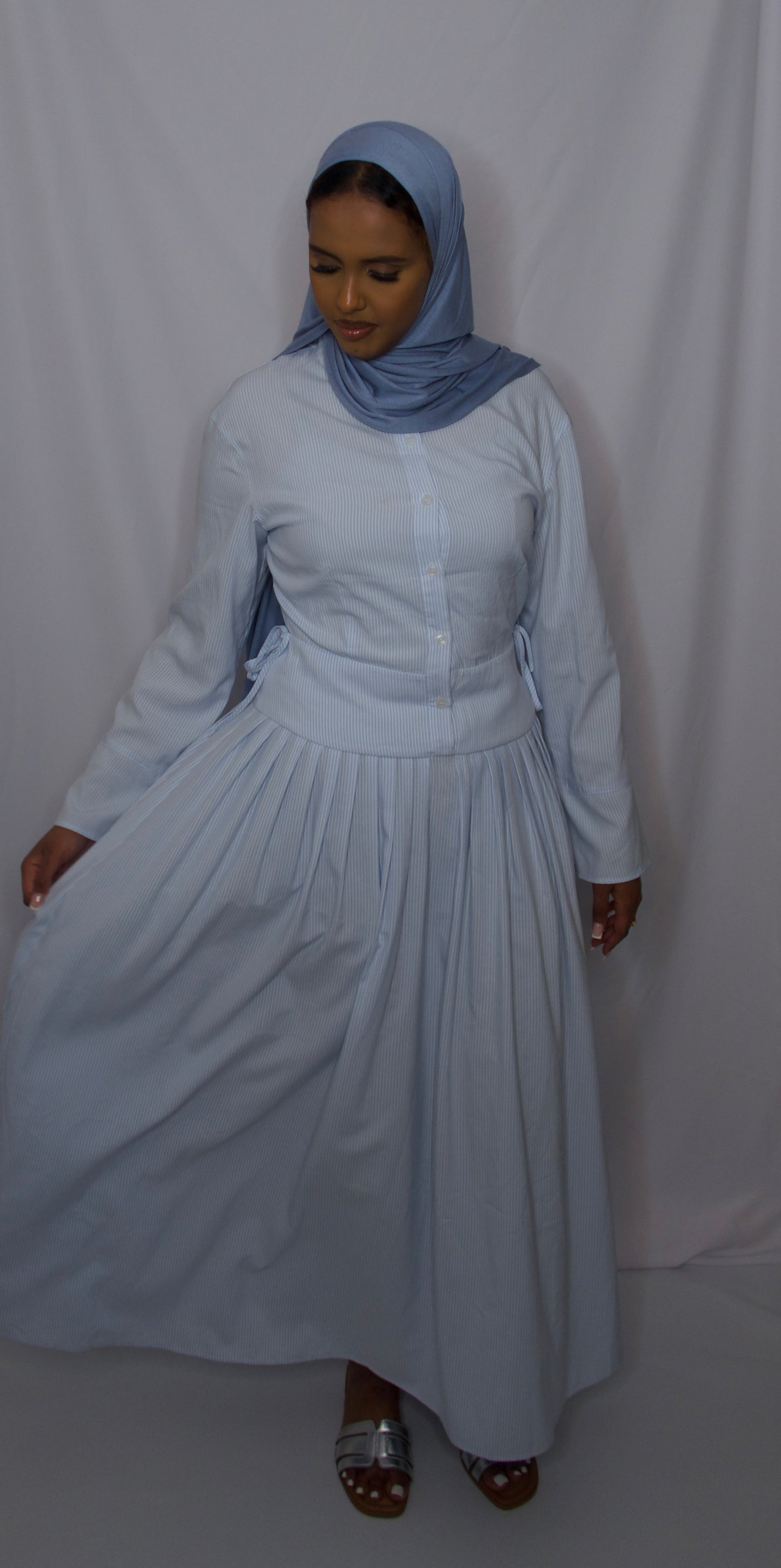 Regular Sema Pinstripe dress